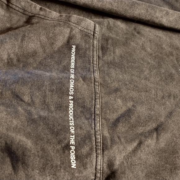 Civil regime Ashes to Ashes punk style distressed hoodie - Picture 3 of 5